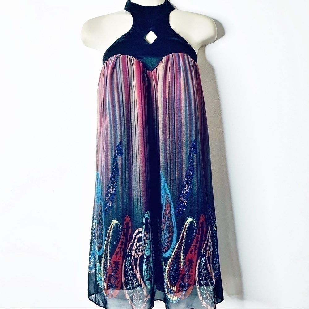 mystic Short Halter Dress Size Medium